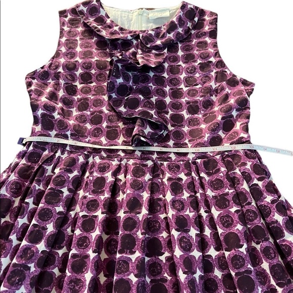 MINI BODEN GIRLS PURPLE & WHITE CASUAL SLEEVELESS DRESS SIZE 11-12Y - Picture 4 of 10